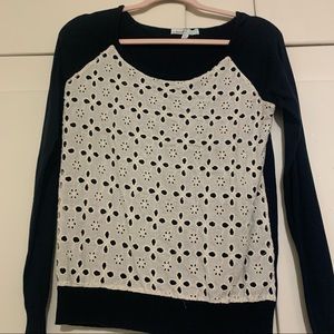 Vintage lace lightweight sweater